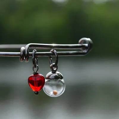 Alternate image for Mustard Seed Glass Charm Bracelet, Faith Symbol Jewelry