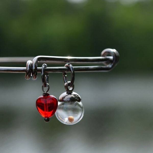 Alternate image for Mustard Seed Glass Charm Bracelet, Faith Symbol Jewelry