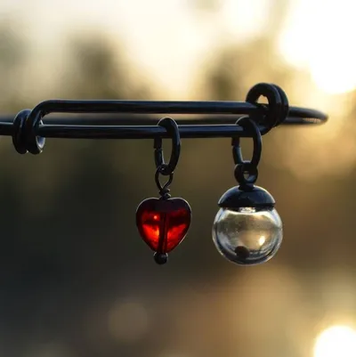 Alternate image for Mustard Seed Glass Charm Bracelet, Faith Symbol Jewelry