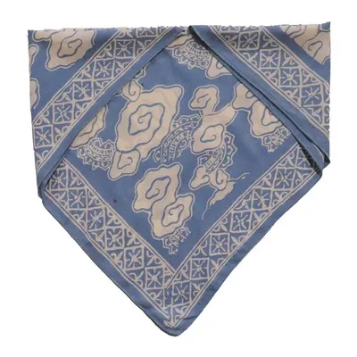 Alternate image for Hand Dyed Batik Bandana, 100% Soft Cotton, Pewter Sky, Grey