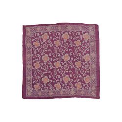 Image for Hand Dyed Batik Bandana, 100% Soft Cotton, Plumeria, Pink Lilac