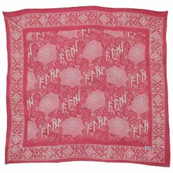 Image for Hand Dyed Batik Bandana, Pink Corpse Flower, Giant Padma