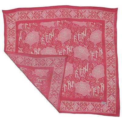 Alternate image for Hand Dyed Batik Bandana, Pink Corpse Flower, Giant Padma