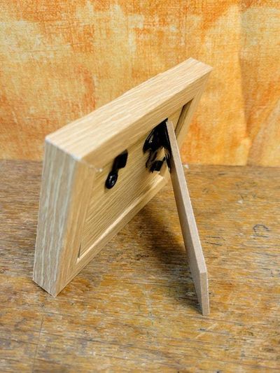 Alternate image for Handcrafted Cyanotype Point Judith Lighthouse Print in White Frame