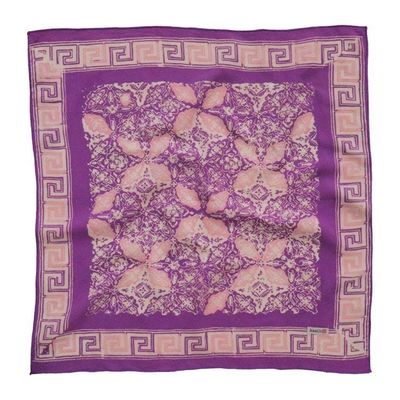 Alternate image for Hand Dyed Batik Bandana, 100% Soft Cotton, Lavender Love, Purple