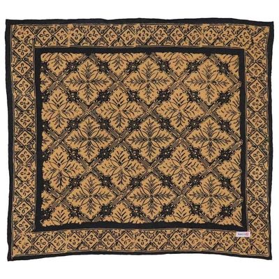 Alternate image for Hand Dyed Batik Bandana, 100% Soft Cotton, Harvest, Brown Black