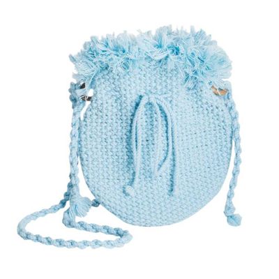 Alternate image for Handloomed Eco-Friendly Sky Blue Sling Bag from Costa Rica Sweet Cotton