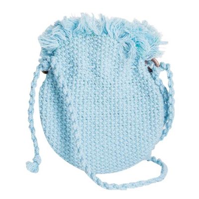 Alternate image for Handloomed Eco-Friendly Sky Blue Sling Bag from Costa Rica Sweet Cotton