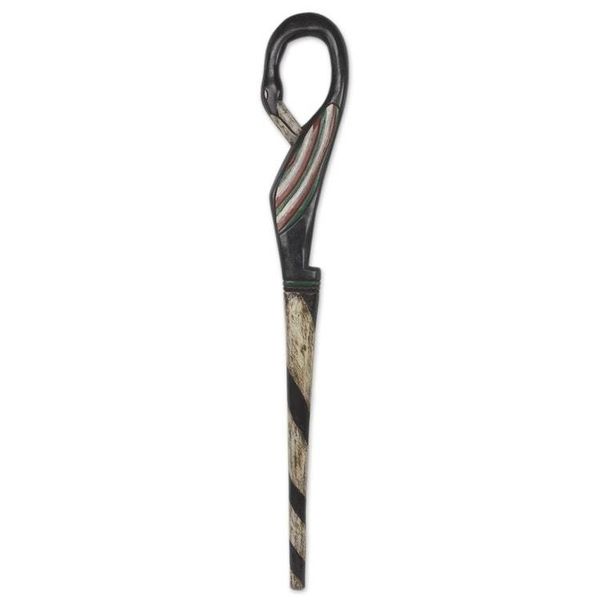 Alternate image for Hand Carved Adinkra Theme African Walking Stick Sankofa Bird