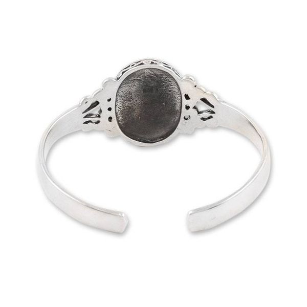 Alternate image for Sterling Silver Cuff Bracelet Featuring Ganesha Ganesha Glory