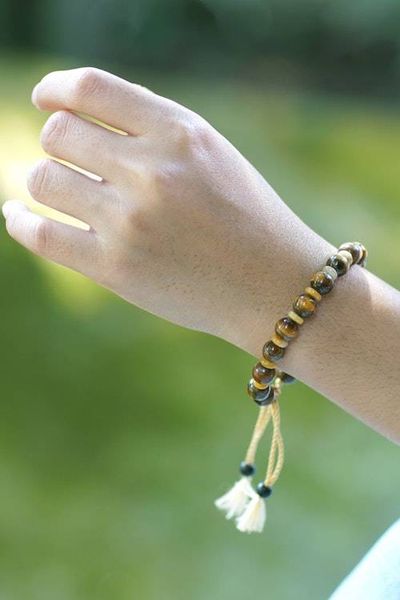 Alternate image for Bohemian Adjustable Multi-Gemstone Beaded Bracelet Magical Waves