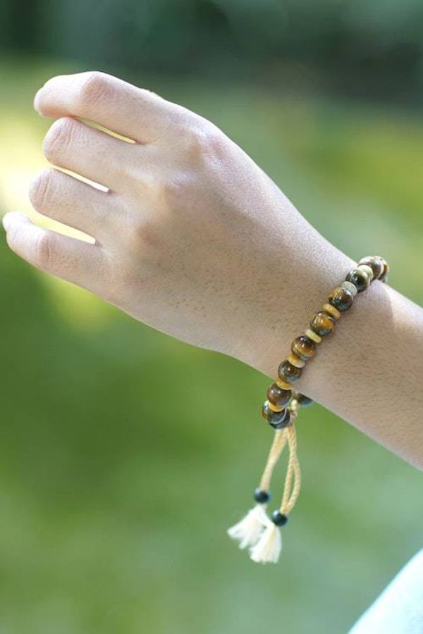Alternate image for Bohemian Adjustable Multi-Gemstone Beaded Bracelet Magical Waves
