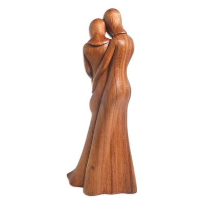 Alternate image for Hand Crafted Suar Wood Sculpture from Bali Newborn