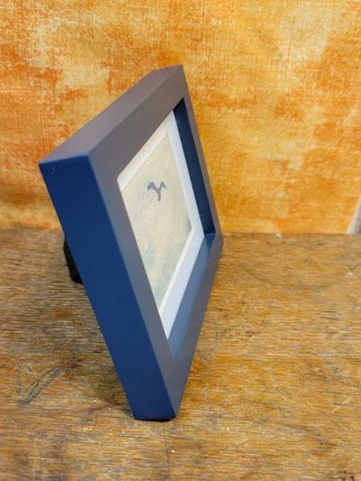 Alternate image for Handcrafted Cyanotype Mini Framed Seagull Print