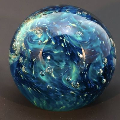 Alternate image for Ocean Tides-RD / Handblown Glass Paperweights