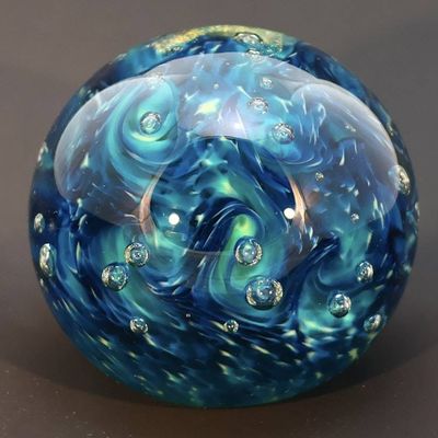 Alternate image for Ocean Tides-RD / Handblown Glass Paperweights