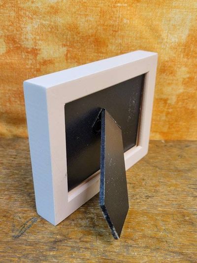 Alternate image for Handcrafted Moon Phases Miniature Framed Cyanotype Art Photograph