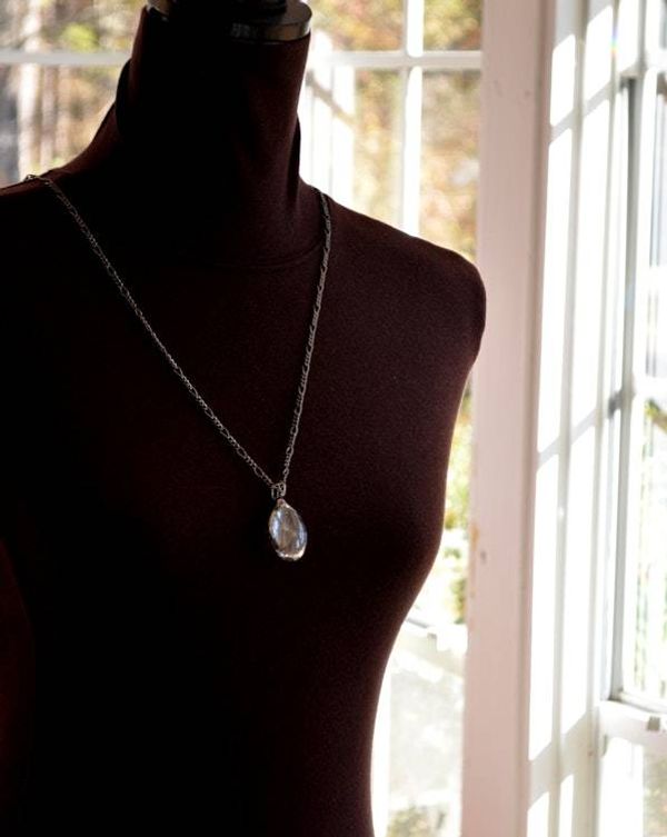 Alternate image for Dandelion Necklace, Wish Jewelry, Dandelion Seed Jewelry, 3 Seeds, Three Wishes