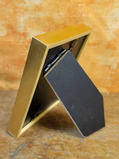 Alternate image for Handcrafted Save Our Beach Framed Miniature Cyanotype Photograph