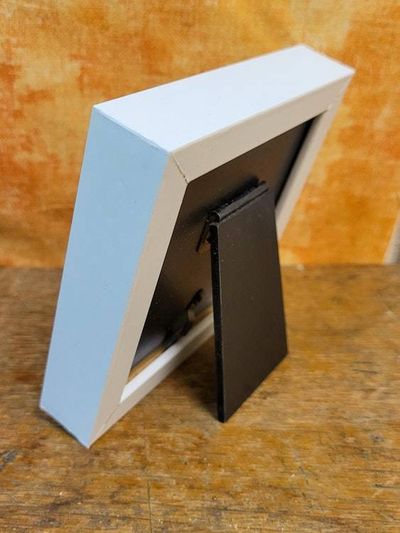 Alternate image for Handcrafted Miniature Framed Lifeguard Chair Cyanotype Photograph