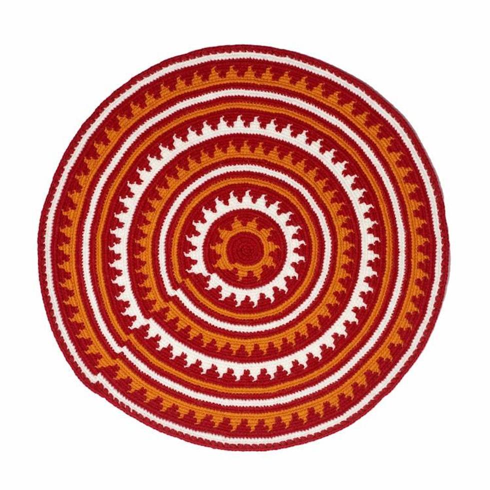 Wayúu Placemat– Sol Rojo