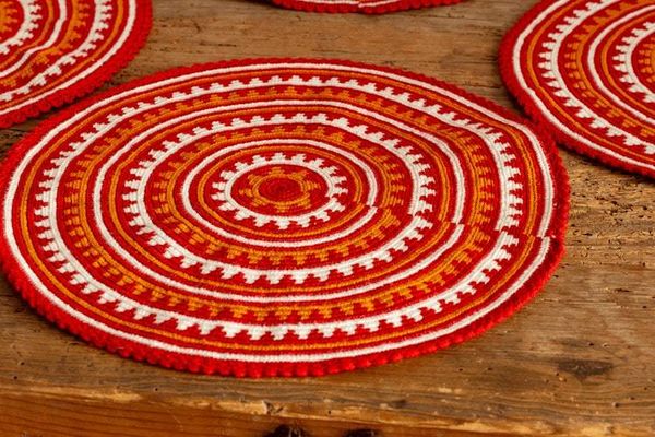 Alternate image for Wayúu Placemat– Sol Rojo