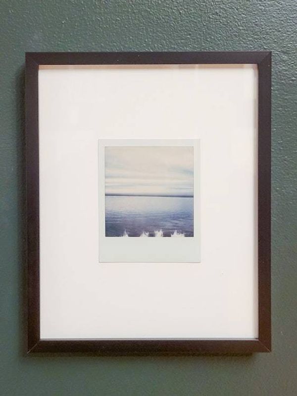Alternate image for Framed One of a Kind Polaroid Seascape Photograph