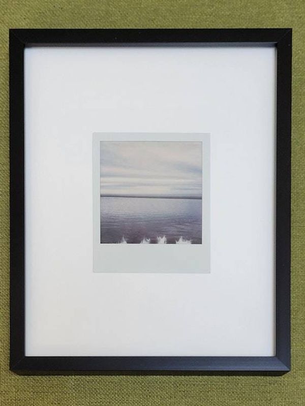 Alternate image for Framed One of a Kind Polaroid Seascape Photograph