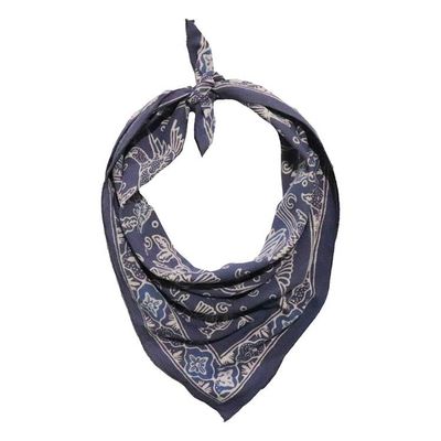 Alternate image for Hand Dyed Batik Bandana, 100% Soft Cotton, Bird Song (BAN0227-4)
