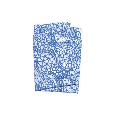 Image for Batik Tea Towel Hand Dyed, Blue Stone, Hand Dyed, 100% Cotton