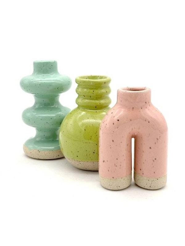 Alternate image for Bud Vase Happy Feet in Red