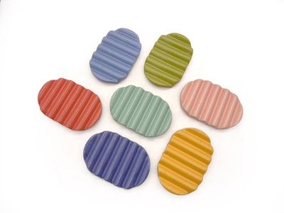 Alternate image for Squiggle Soap Dish in Aqua Marine