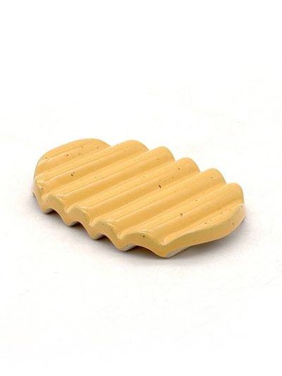 Primary image for Squiggle Soap Dish in Yellow Sunshine