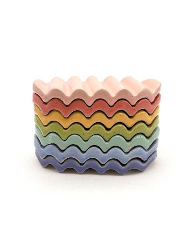Alternate image for Squiggle Soap Dish in Yellow Sunshine