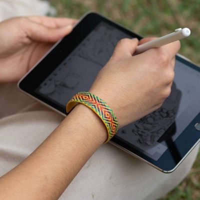 Primary image for Handmade Woven Cuff Bracelet from Colombia Valley Vibes