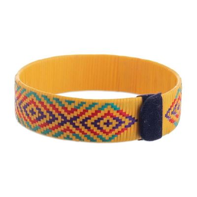 Alternate image for Handmade Woven Cuff Bracelet from Colombia Valley Vibes