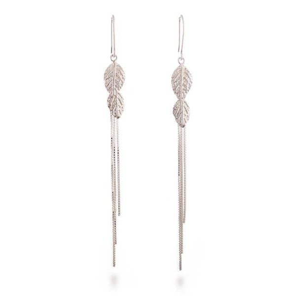 Alternate image for Andean-Made Sylvan-Themed Sterling Silver Waterfall Earrings Sumaq Mallki