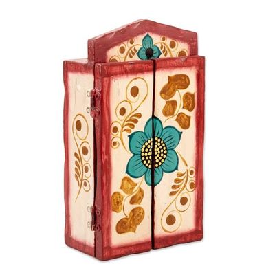 Alternate image for Handcrafted Christmas Manger Scene Retablo Diorama Nativity in the Highlands