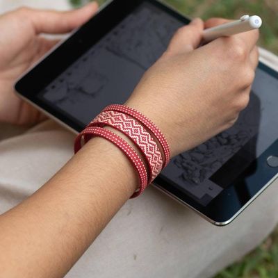 Primary image for Handcrafted Natural Fiber Bracelet Protective Flame