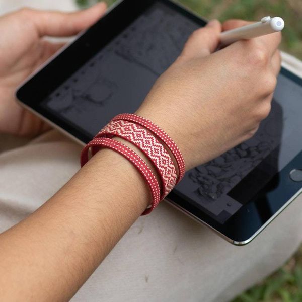 Alternate image for Handcrafted Natural Fiber Bracelet Protective Flame