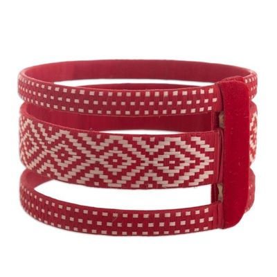 Alternate image for Handcrafted Natural Fiber Bracelet Protective Flame