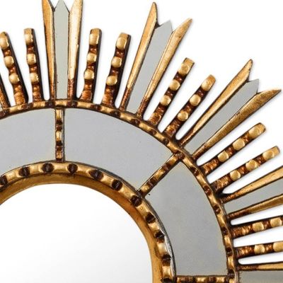 Alternate image for Gilded Wall Accent Mirror Light of Hope