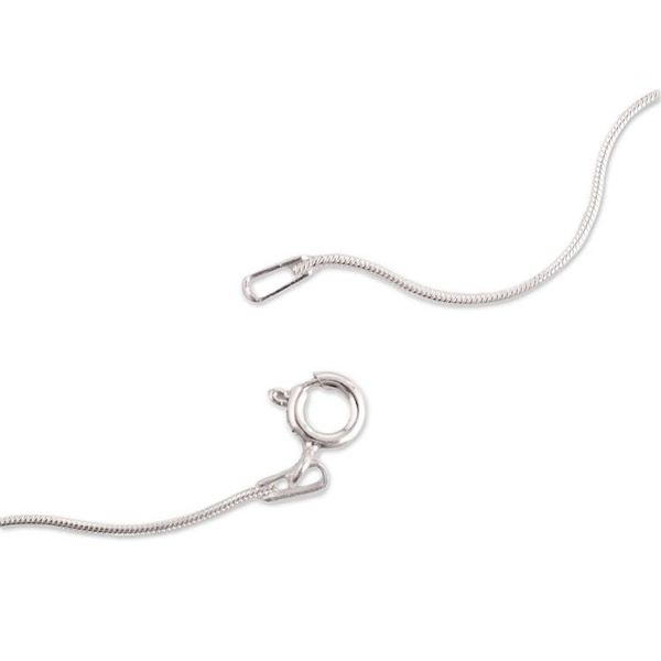 Alternate image for Angelic Protection Sterling Silver Pendant Necklace Angel Beside Me