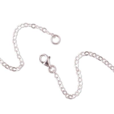 Alternate image for Hummingbird-Shaped Natural Chrysocolla Pendant Necklace Sacred Flight