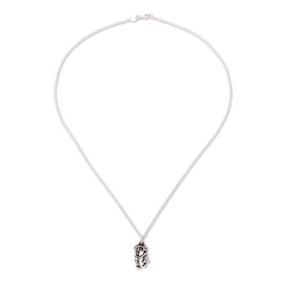 Alternate image for Romantic Couple-Themed Darneked Silver Pendant Necklace For Eternity