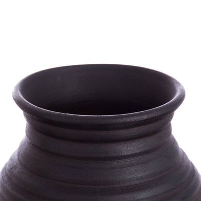 Alternate image for Geometric Chulucanas Ceramic Decorative Vase from Peru Chulucanas Geometry