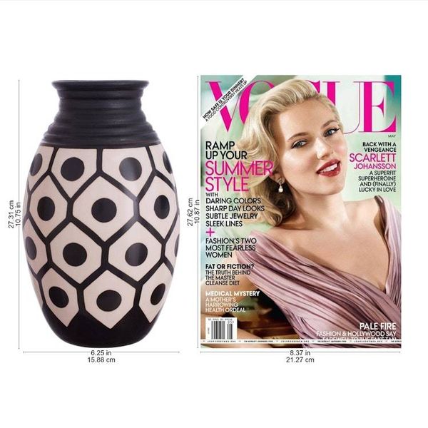 Alternate image for Geometric Chulucanas Ceramic Decorative Vase from Peru Chulucanas Geometry