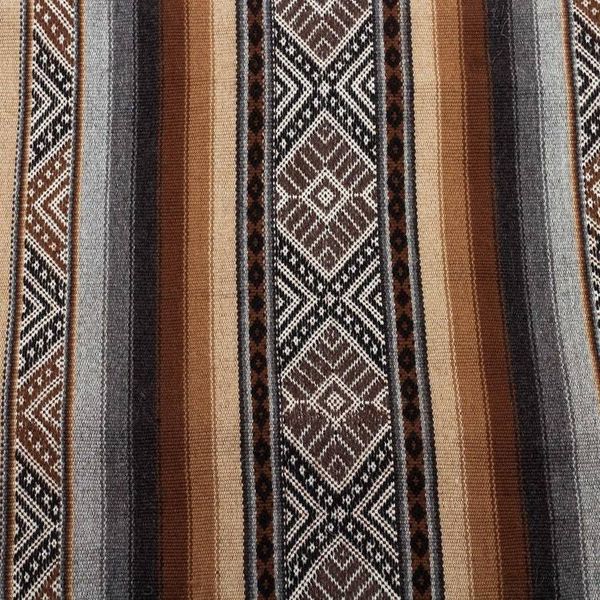 Alternate image for Earth Tone Alpaca-Blend Table Runner Mountain Range