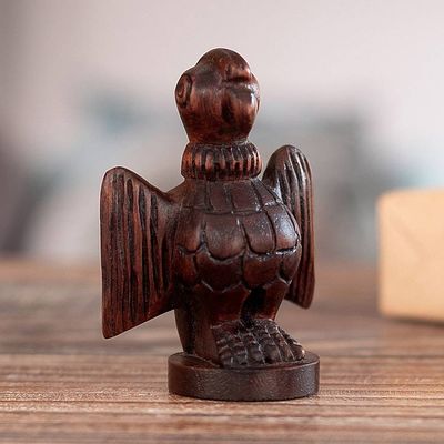 Primary image for Cedar Wood Figurine of Andean Condor Carved by Hand in Peru Mighty Condor
