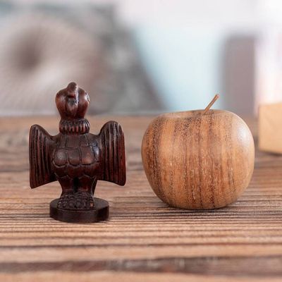 Alternate image for Cedar Wood Figurine of Andean Condor Carved by Hand in Peru Mighty Condor